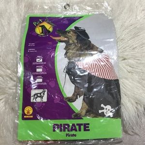 NWT Rubie's PIRATE dog costume small cape and hat